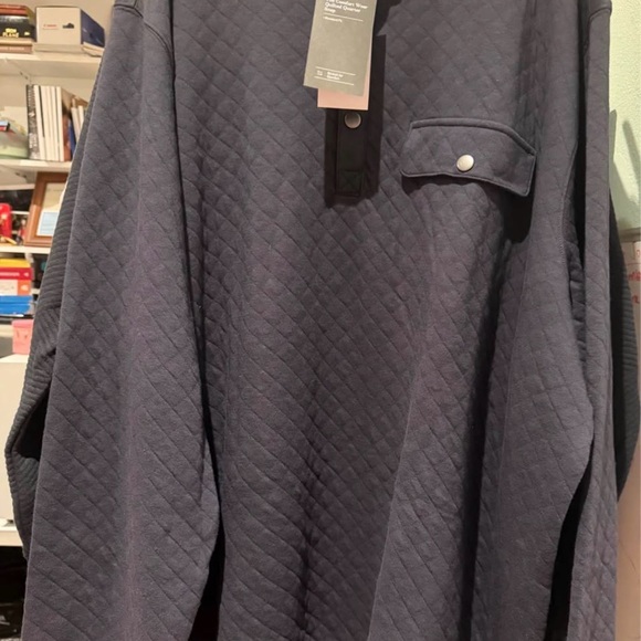 Goodfellow & Co Men's Gray Quilted Shirt Jacket - Picture 3 of 3